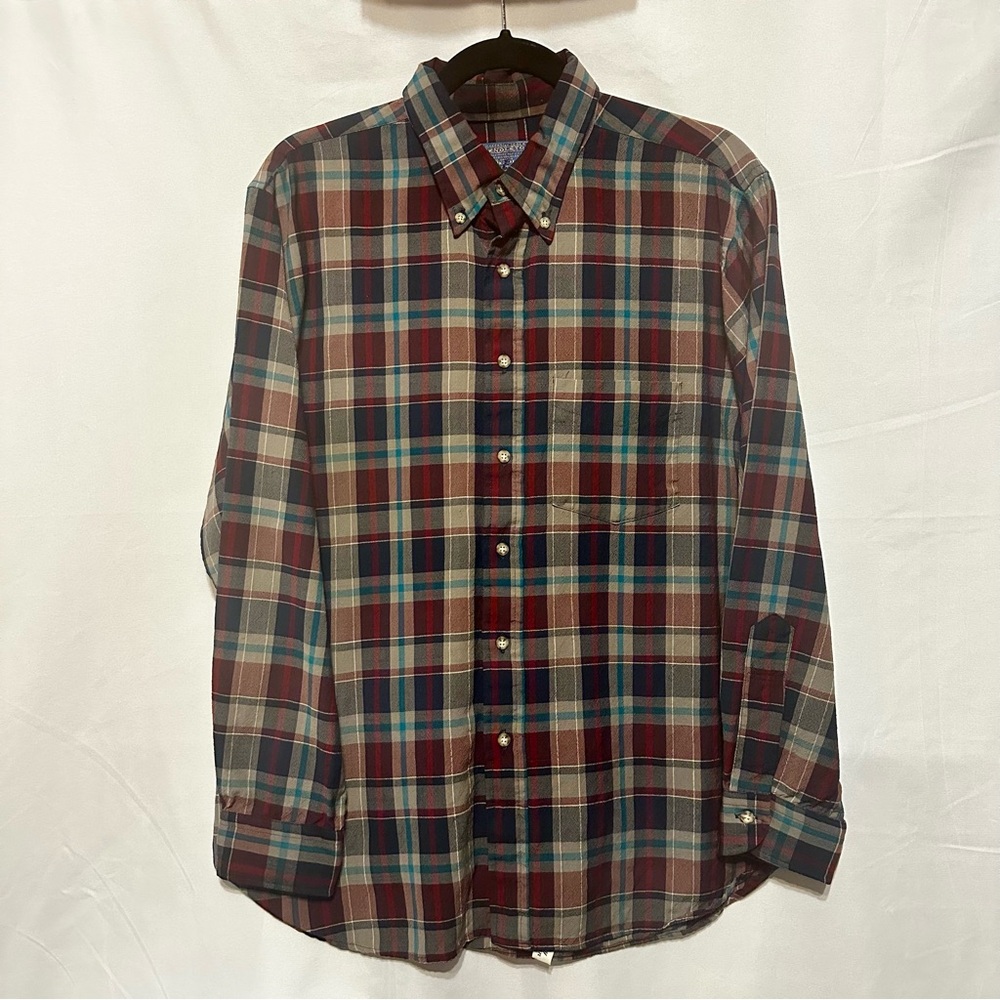 Pendleton Multicolor Plaid Button-Down Shirt - image 1
